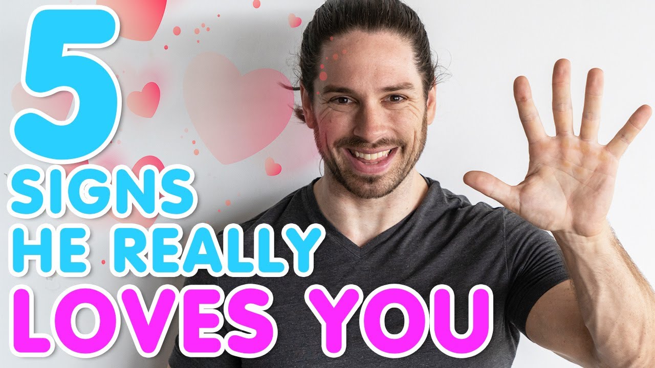 5 Signs He Really Loves YOU | Mark Rosenfeld Relationship Advice