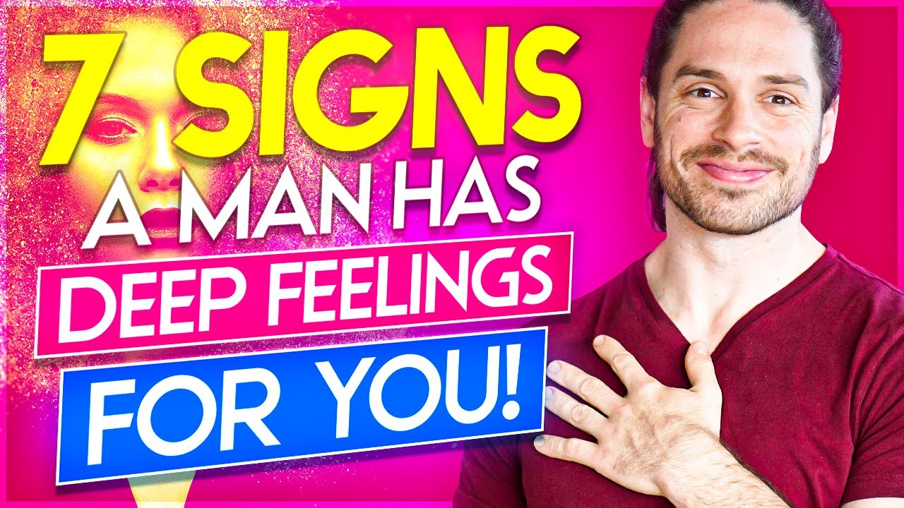 7 Signs A Man Is HIDING Deep Feelings For You | Mark Rosenfeld Dating Coach